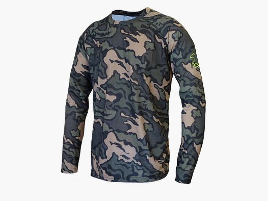 Camo T-Shirt with Long Sleeves