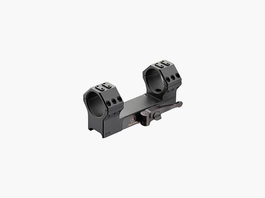 Contessa Simple schwarze taktische QR SIR Ringe mit monoblock Schnellverschlussbefestigung 30 mm