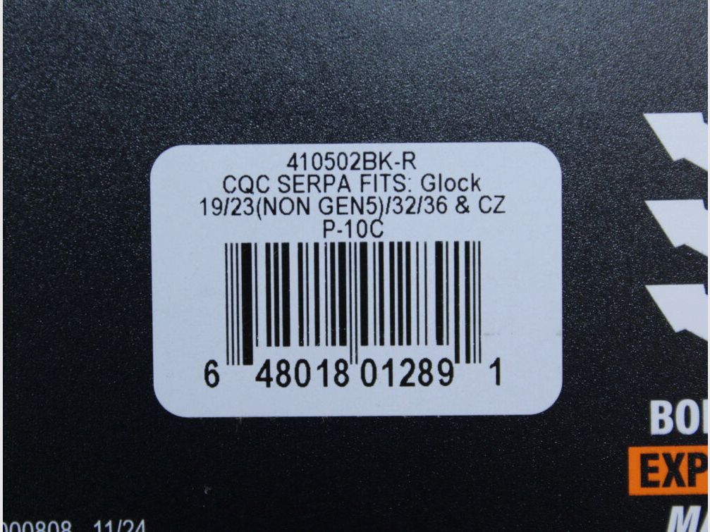 Blackhawk Blackhawk Holster SERPA CQC Concealment schwarz RH Glock (-Gen4) 19/23/32/36 (410502BK-R)