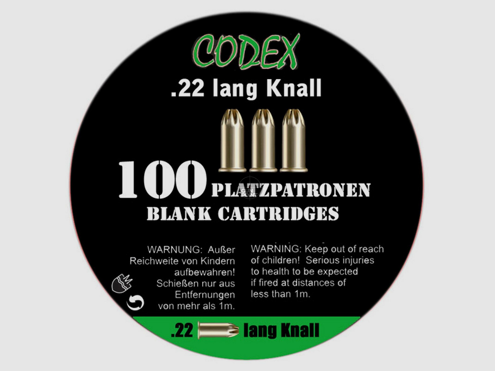 CODEX - Platzpatronen .22 Knall - 100 Stck