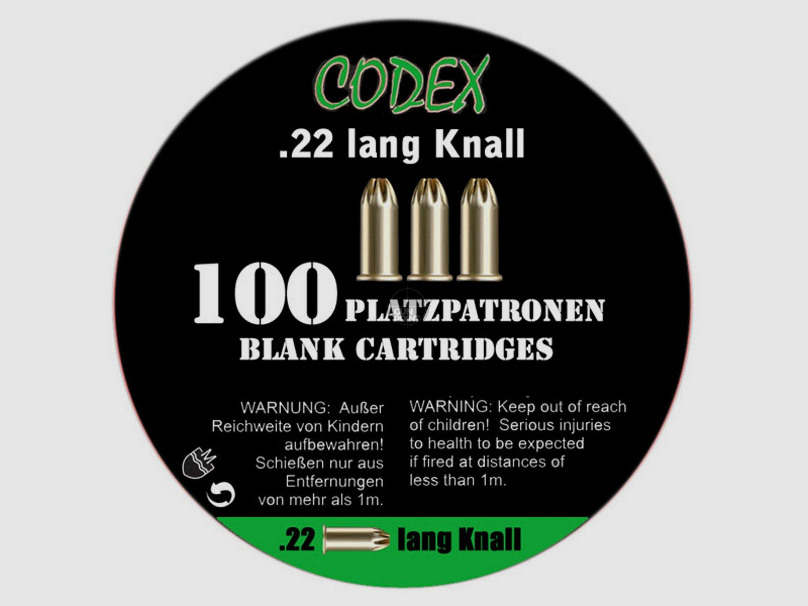 CODEX - Platzpatronen .22 Knall - 100 Stck