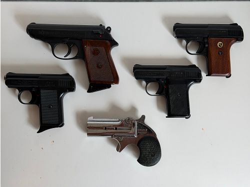 Pistole gazowe 8mm Knall Konvolut Röhm Reck Derringer