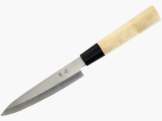 Cuchillo de cocina Yanagiba, caja de madera