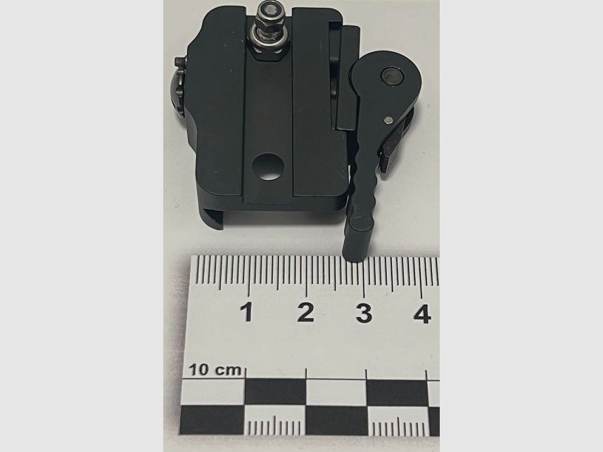 Universele flimmerband hitteband flimmerschutz Mirage met Picatinny met snelspanner in 80mm