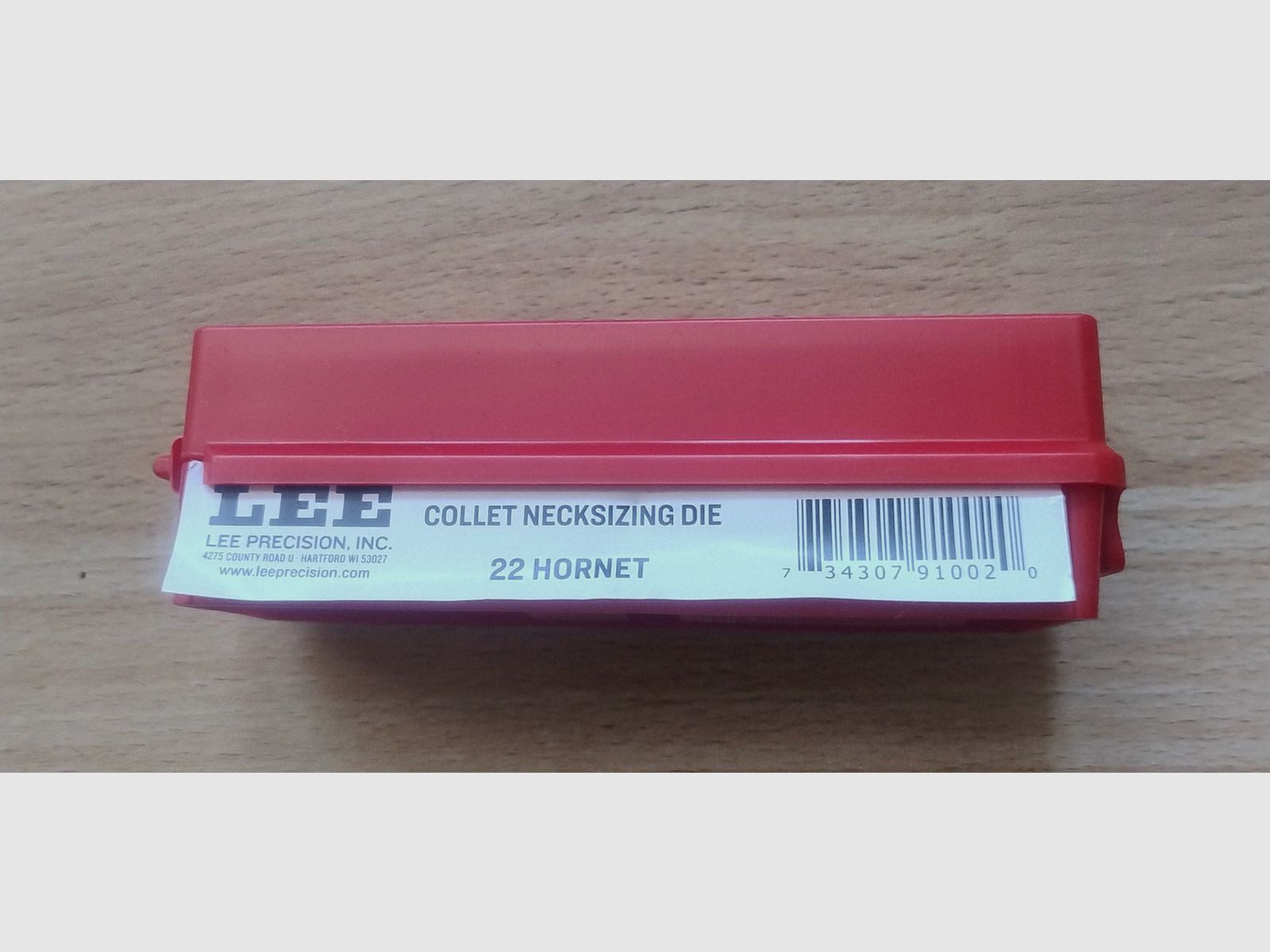 Lee .22 Hornet Collet-matriz de calibración de cuello