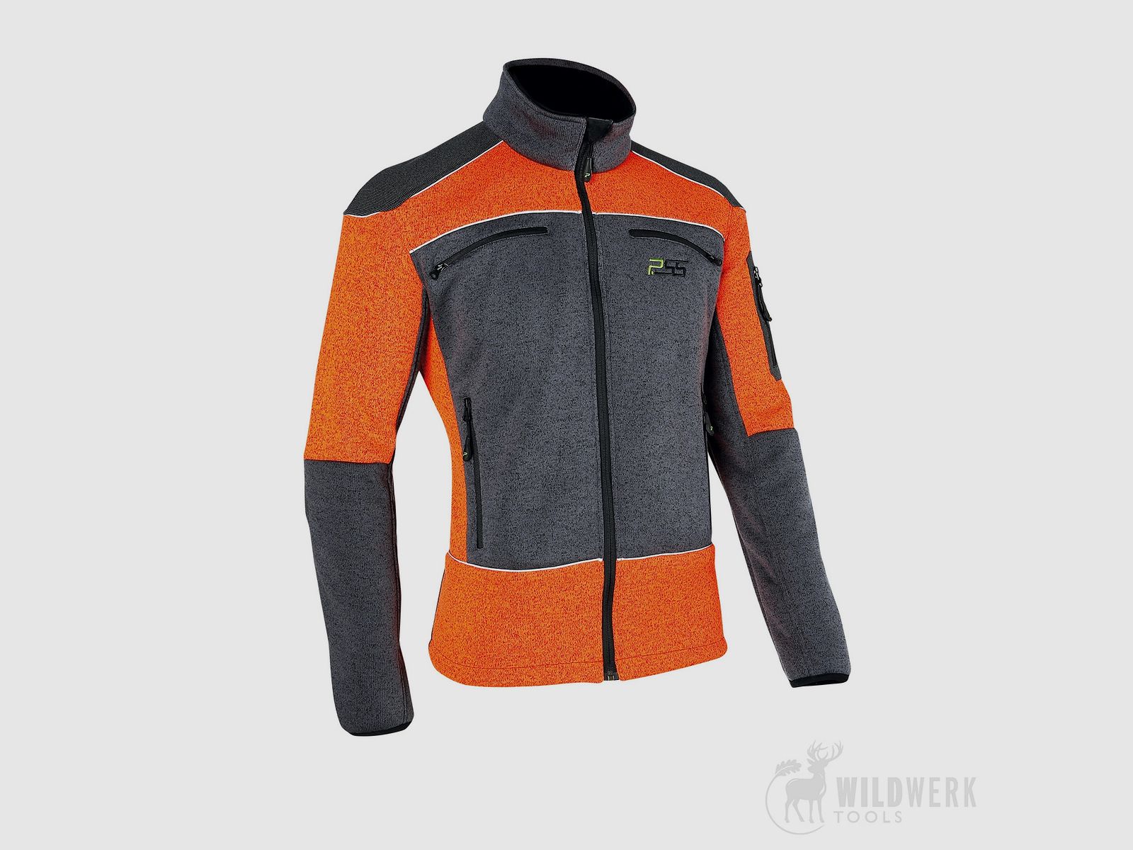 PSS X-treme Arctic Fleece Jacket, orange/grey