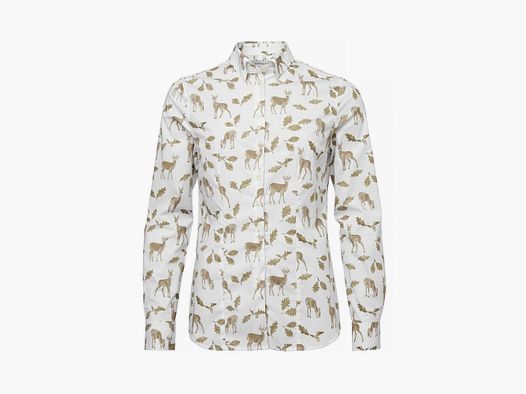 Chevalier Lindsey Contemporary Fit Shirt Oh Deer Brown Mujeres 46W