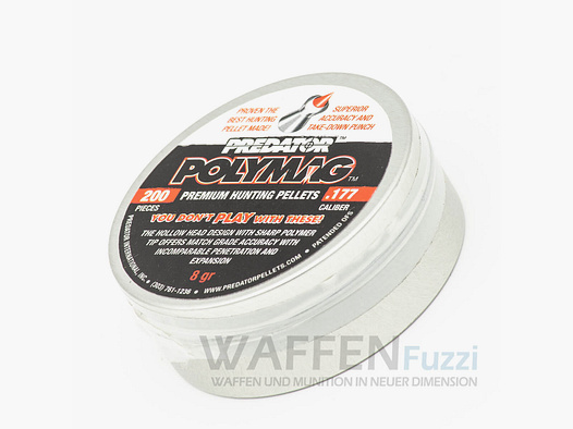 JSB Predator Polymag calibro 4,5 mm diabolo a punta in polimero