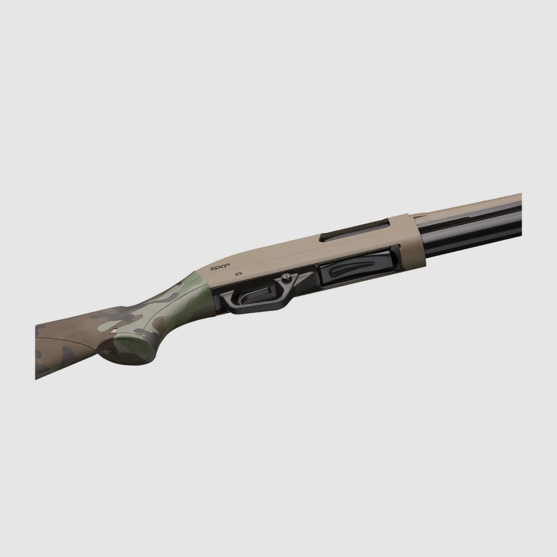 Winchester – Vorderschaftsrepetierer / SXP WOODLAND DEFENDER 12M / 46 INV+CYL / 12/76 / FDE/CAMO, Bild 3 von 5