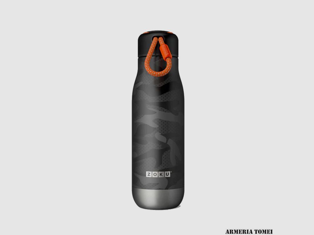 ZOKU® – BORRACCIA TERMICA ACCIAIO 500ML CAMOUFLAGE BLACK