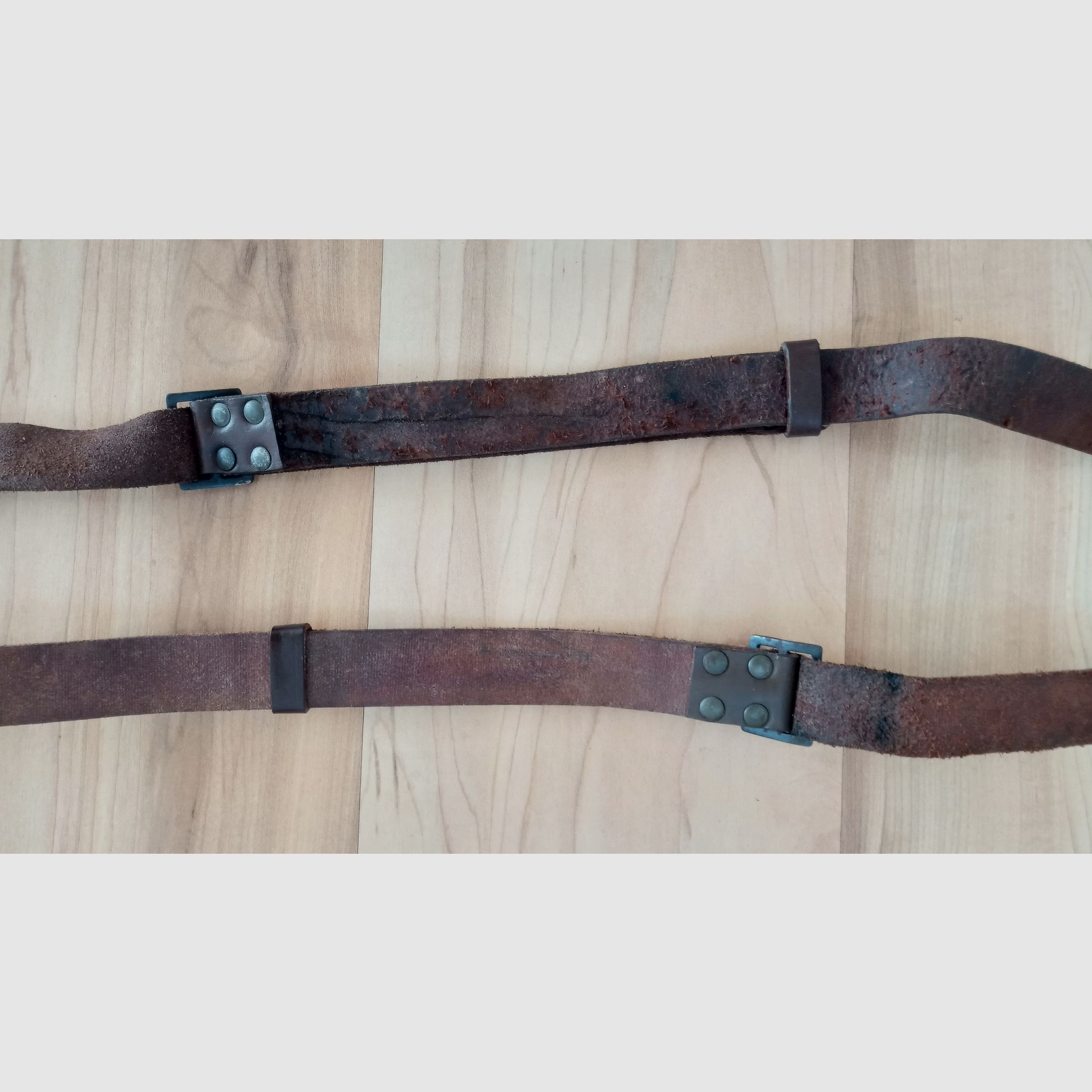 70s/80s AK74 / AKM cinturino per fucile Arsenal Bulgaria / cinturino in pelle / tracolla / Gun Sling / Molto adatto per Cugir o Zastava AK, immagine 7 di 8
