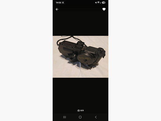 Nachtzichtversterker met helm- en hoofdbevestiging