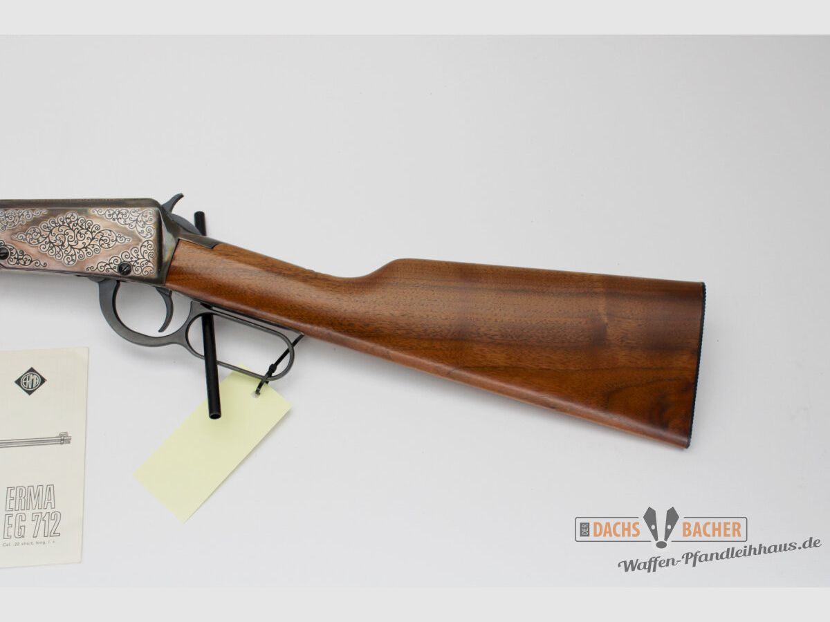 UHR Rifle Erma EG 712 Cal.22lr, cañón octogonal, sistema plateado, imagen 2 de 8