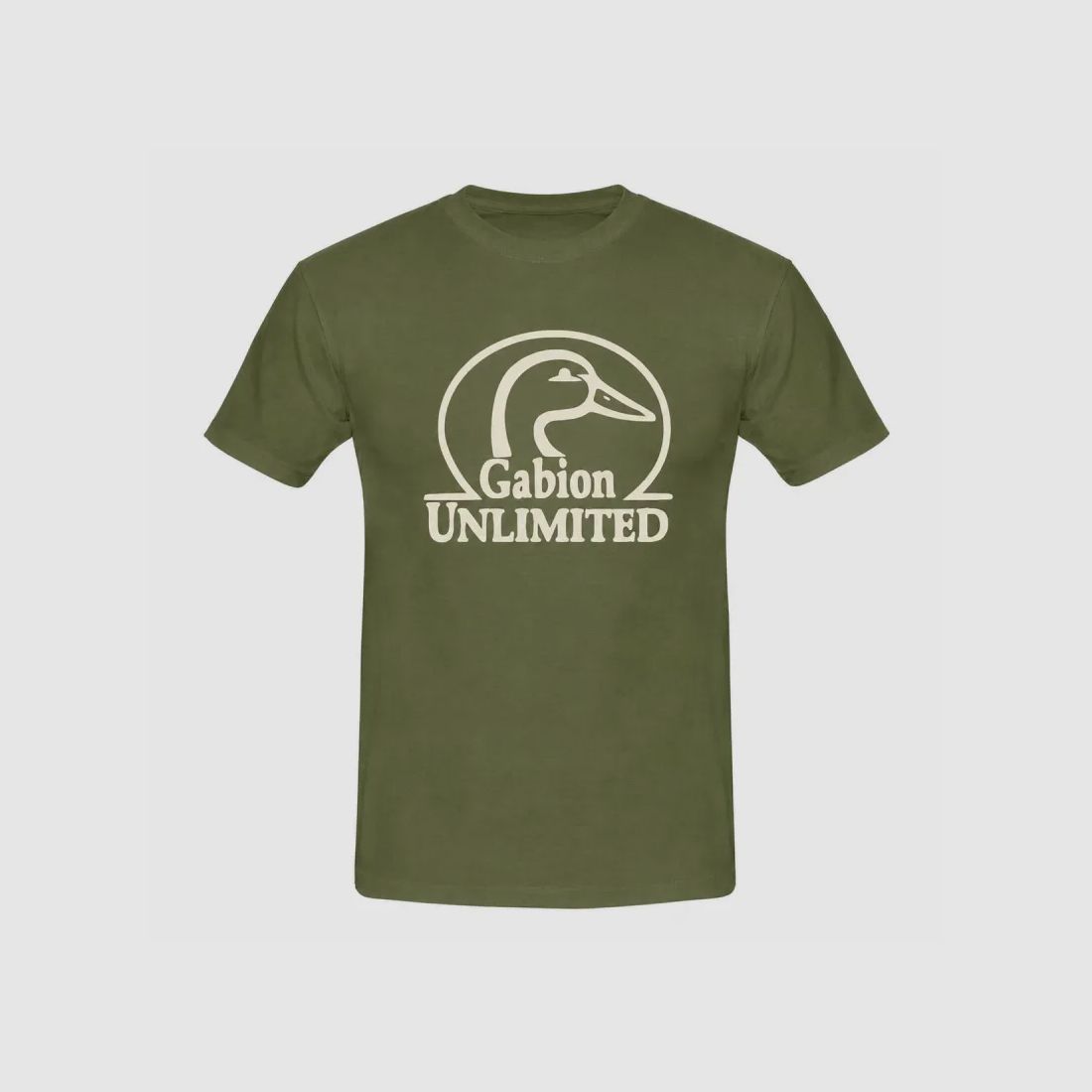 T-shirt Gabion Unlimited kaki unisex, imagen 2 de 6