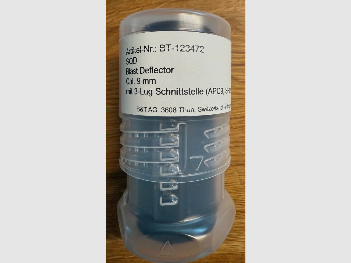 B&T AG (Brügger und Thomet) Blast Deflector SQD für Tri-Lug 9mm Luger SP5 / GHM9