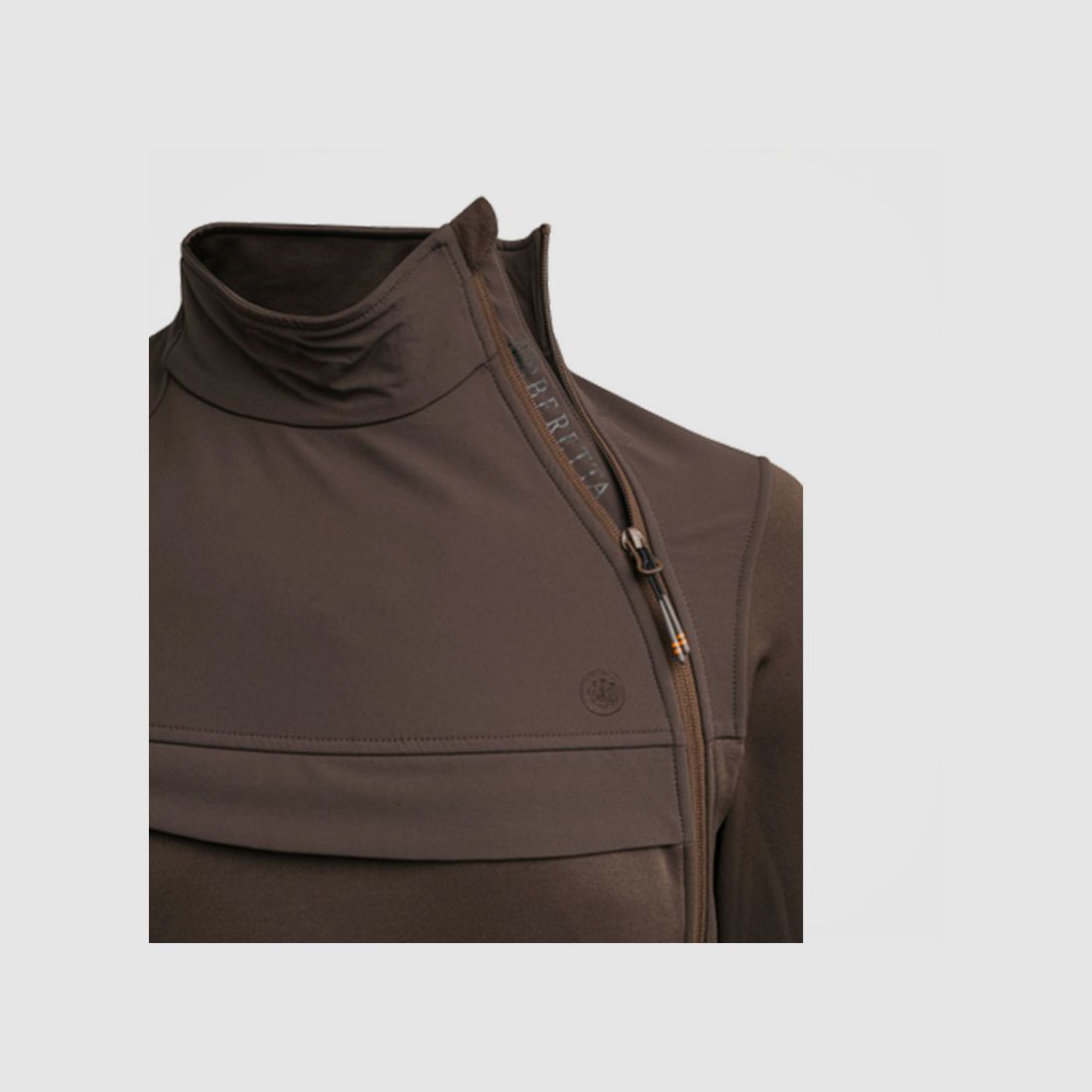MAGLIA – BERETTA – BINOSTASH ANORAK FLEECE Brown Bark, image 3 of 5
