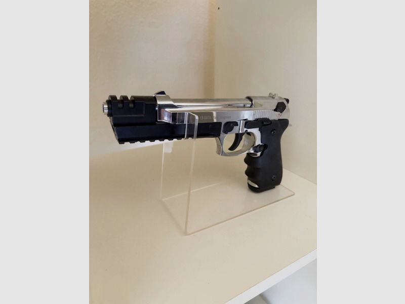 EKOL FIRAT MAGNUM 92 CHROM Combat Griffe und Kompensator 9mm PAK