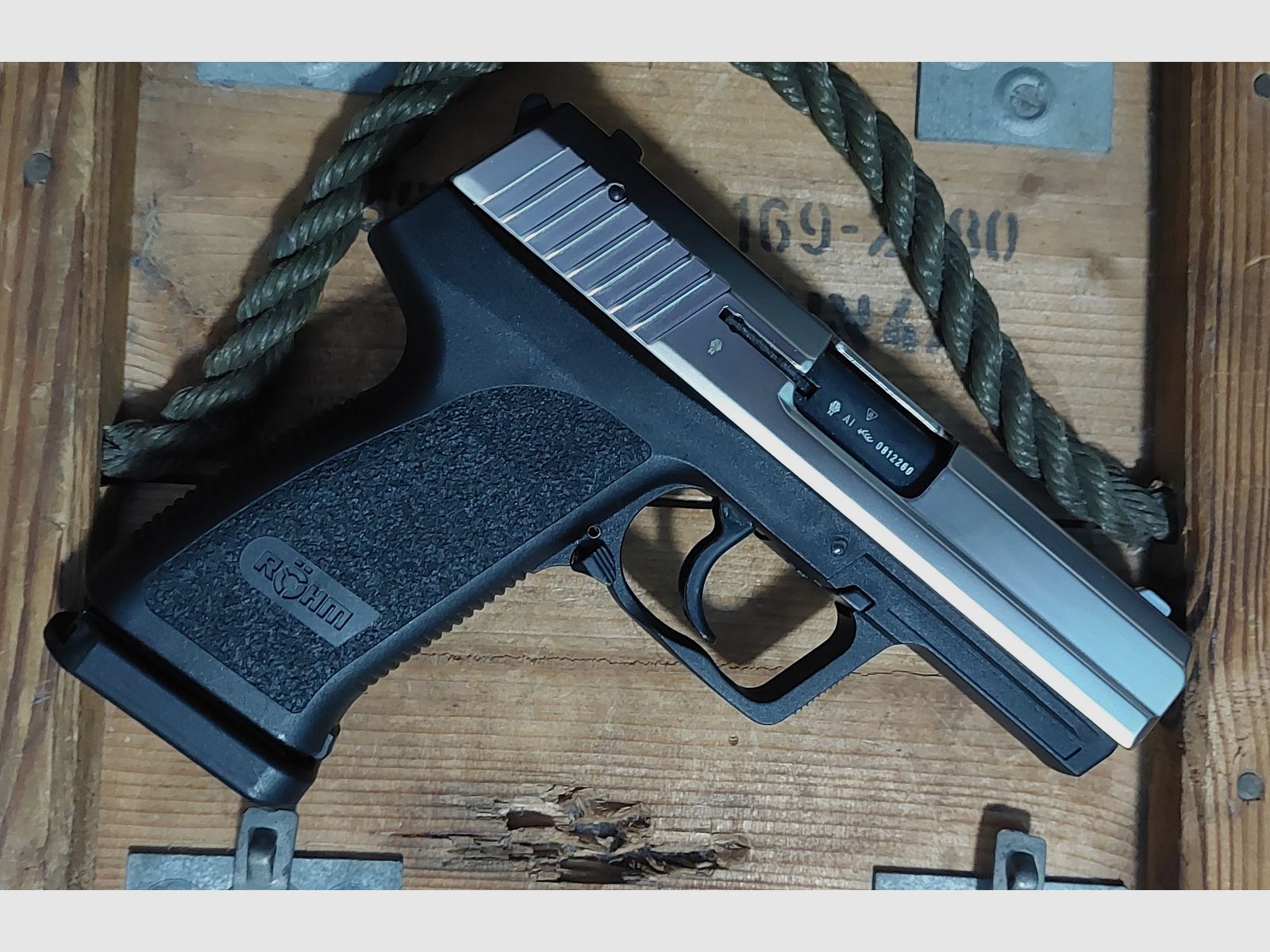 RÖHM - RG96 - Match - matt chrom (PTB 699) Glock RG 96 Walther