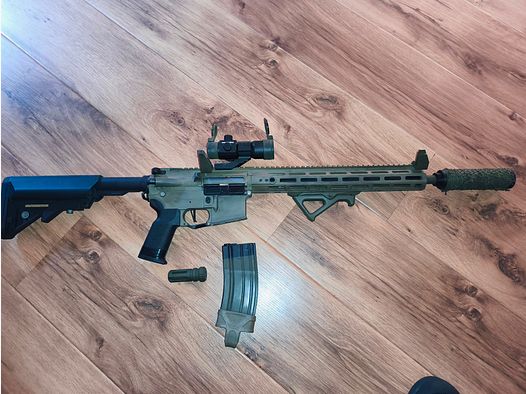 Lancer Tactical LT-32 DMR / Ar15 Airsoft
