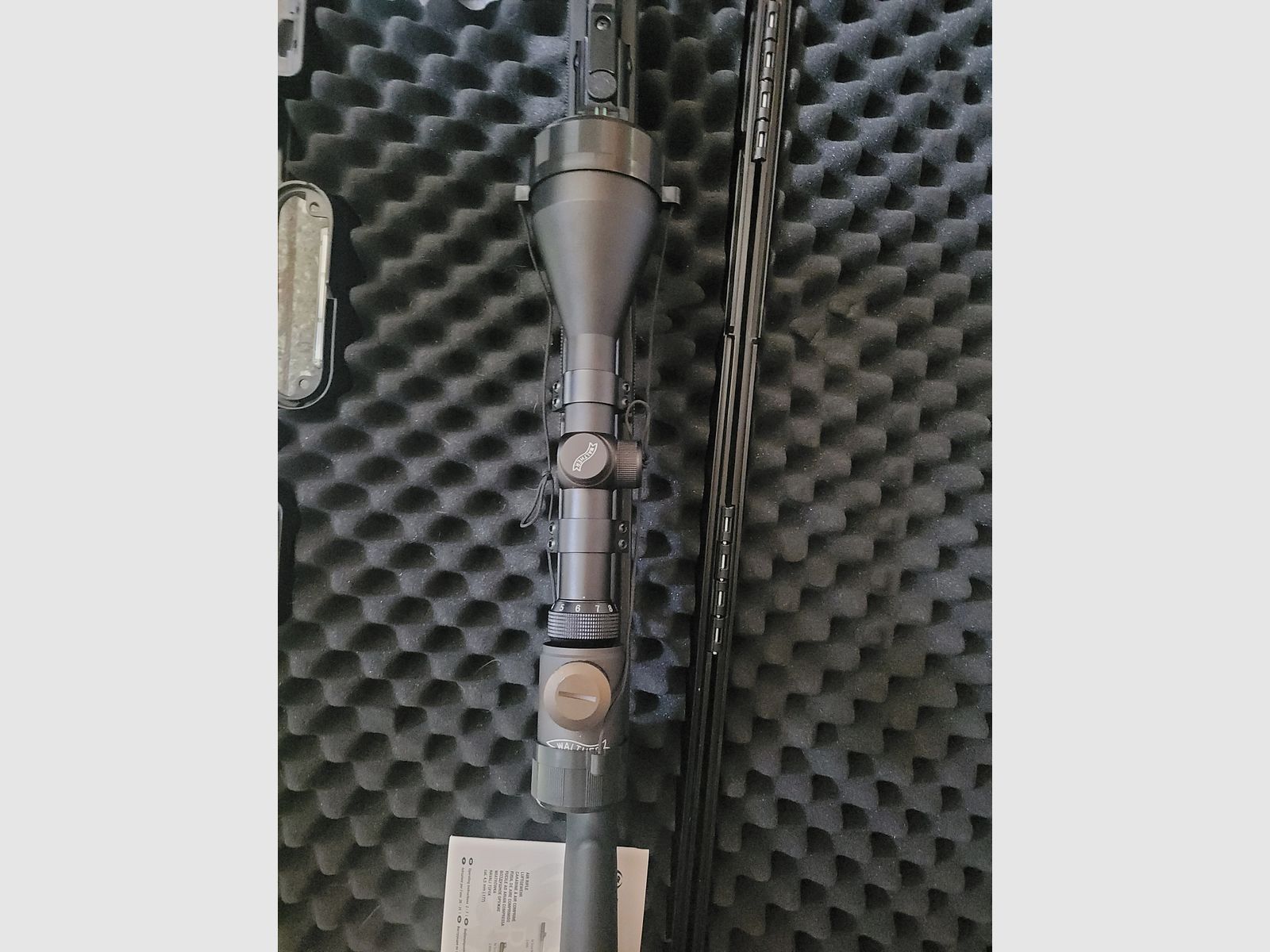 Ruger Air Scout Kit + Walther Zielfernrohr 3-9×56 beleuchtetes Absehen 8 + Walther Waffenkoffer, Bild 9 von 12