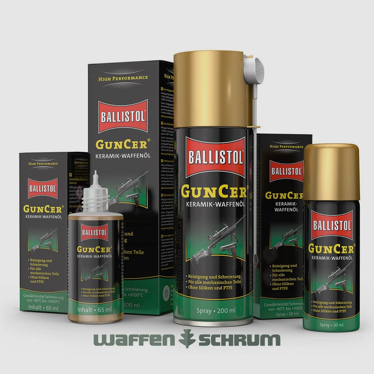 Ballistol Ceramic Gun Oil Spray Can 200ml