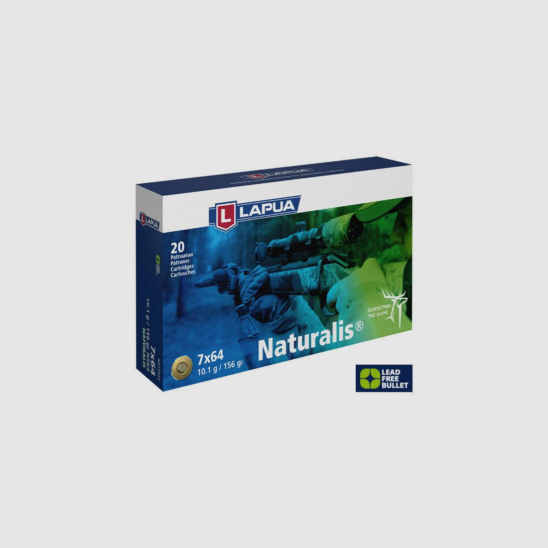 Lapua Naturalis 10.1g/156grs à20 7x65R