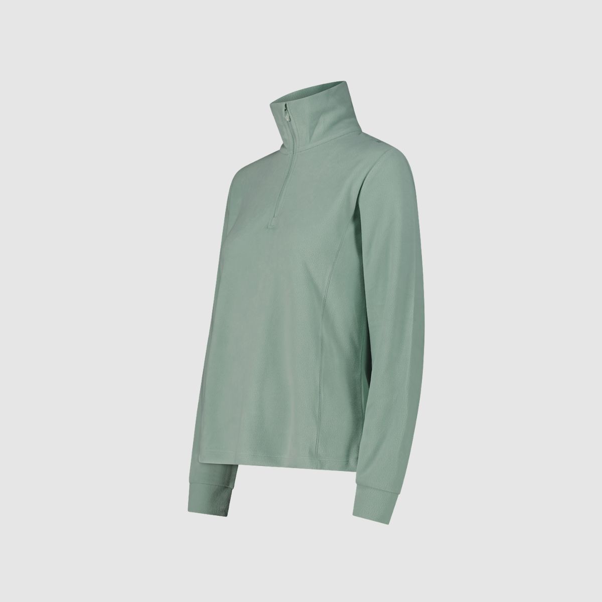 CMP Women's Fleece Pullover Arctic Fleece with Stand-Up Collar Jade