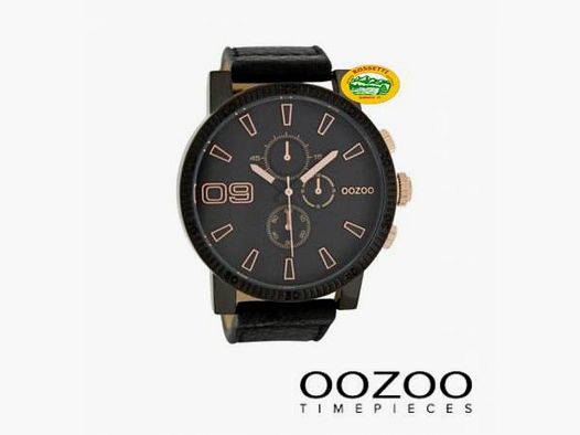 OOZOO Watch Timepieces black/bronze