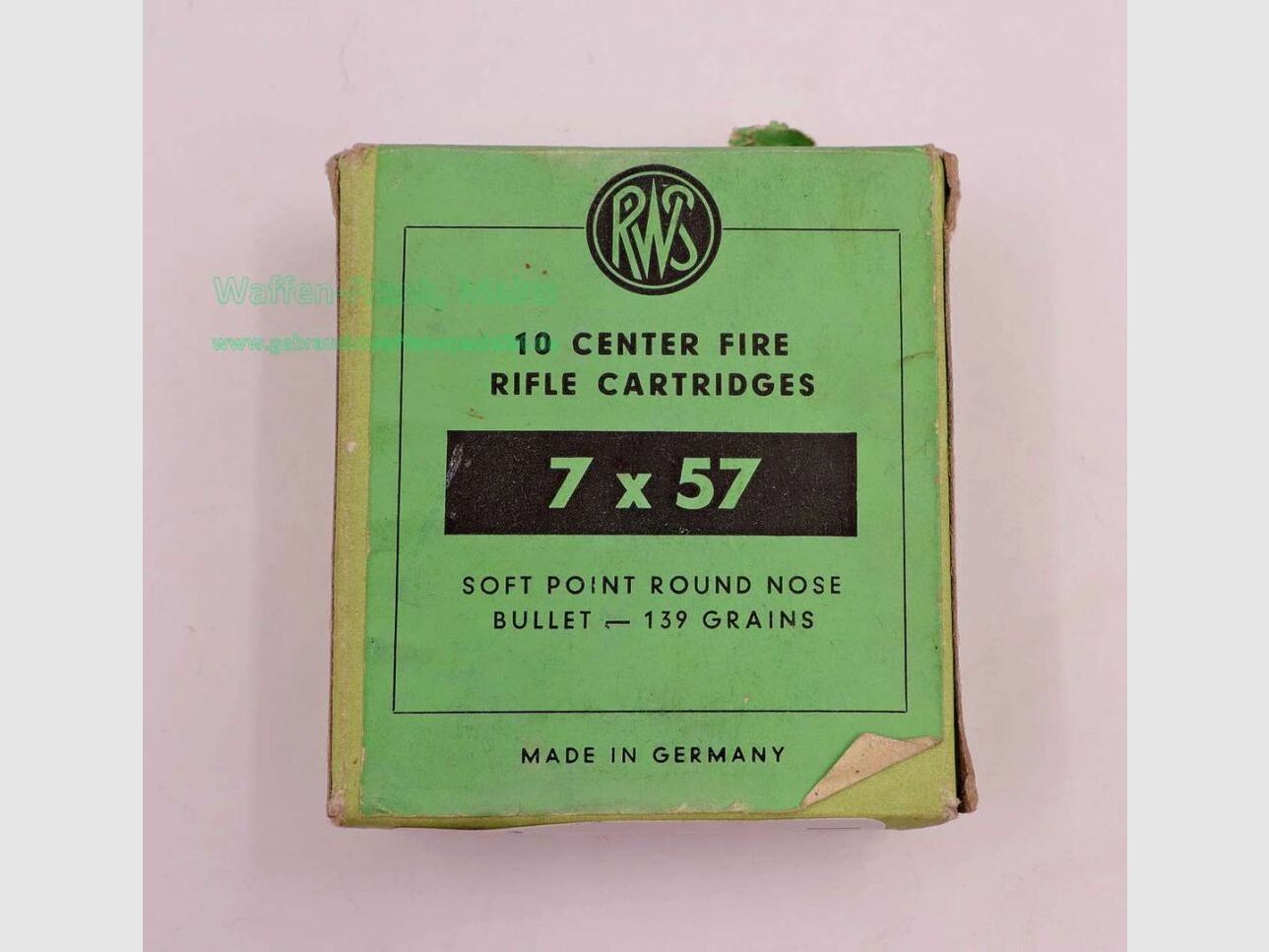 RWS (WZd.Fa.Rottweil) geweerpatronen 7x57