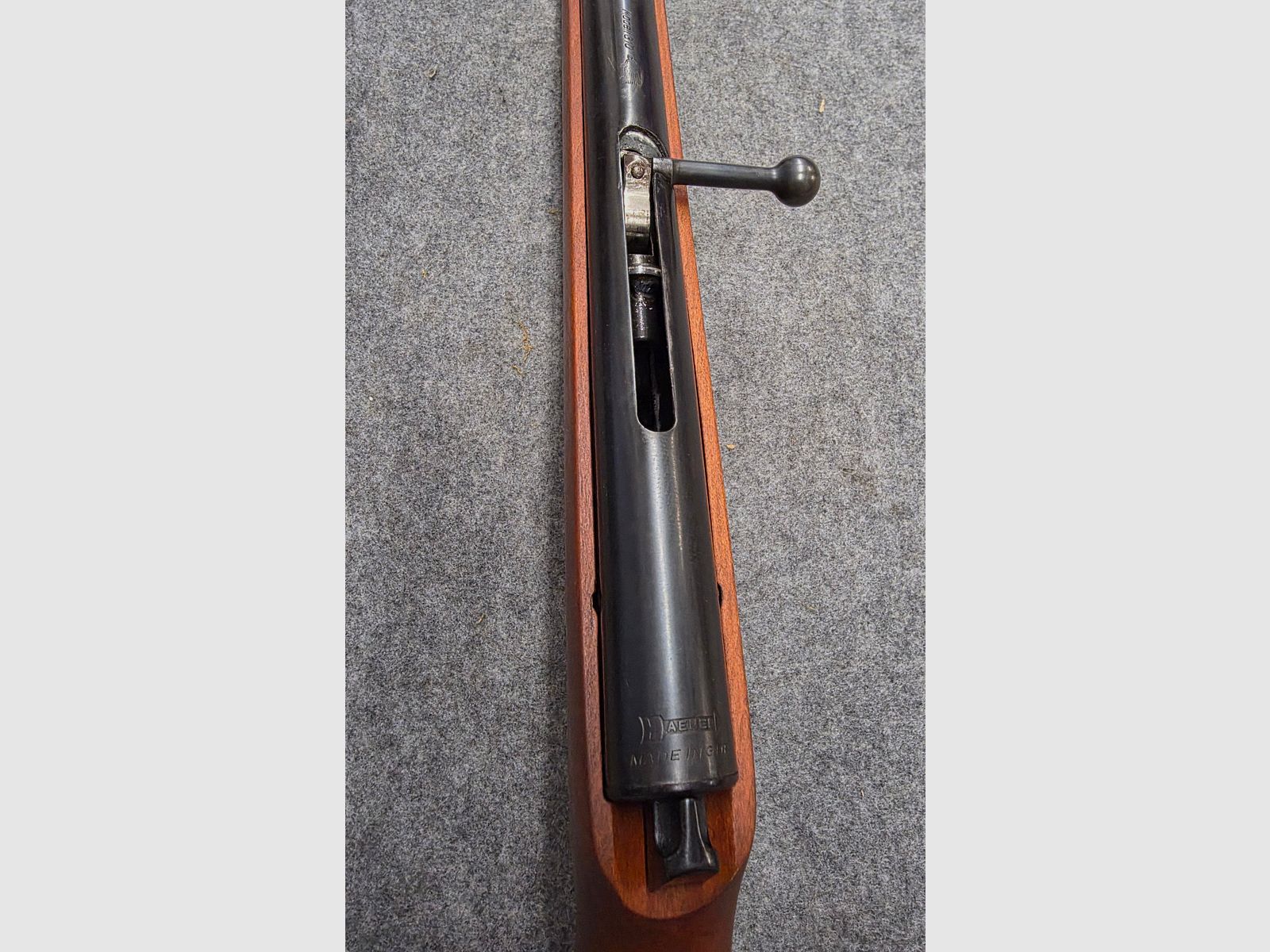 Sonderausführung nur 2 Schraubenbefestigung und kurze Länge Haenel 310 mit Standardabzug Durchlader Repetierer Kirmes 4,4 mm Luftgewehr