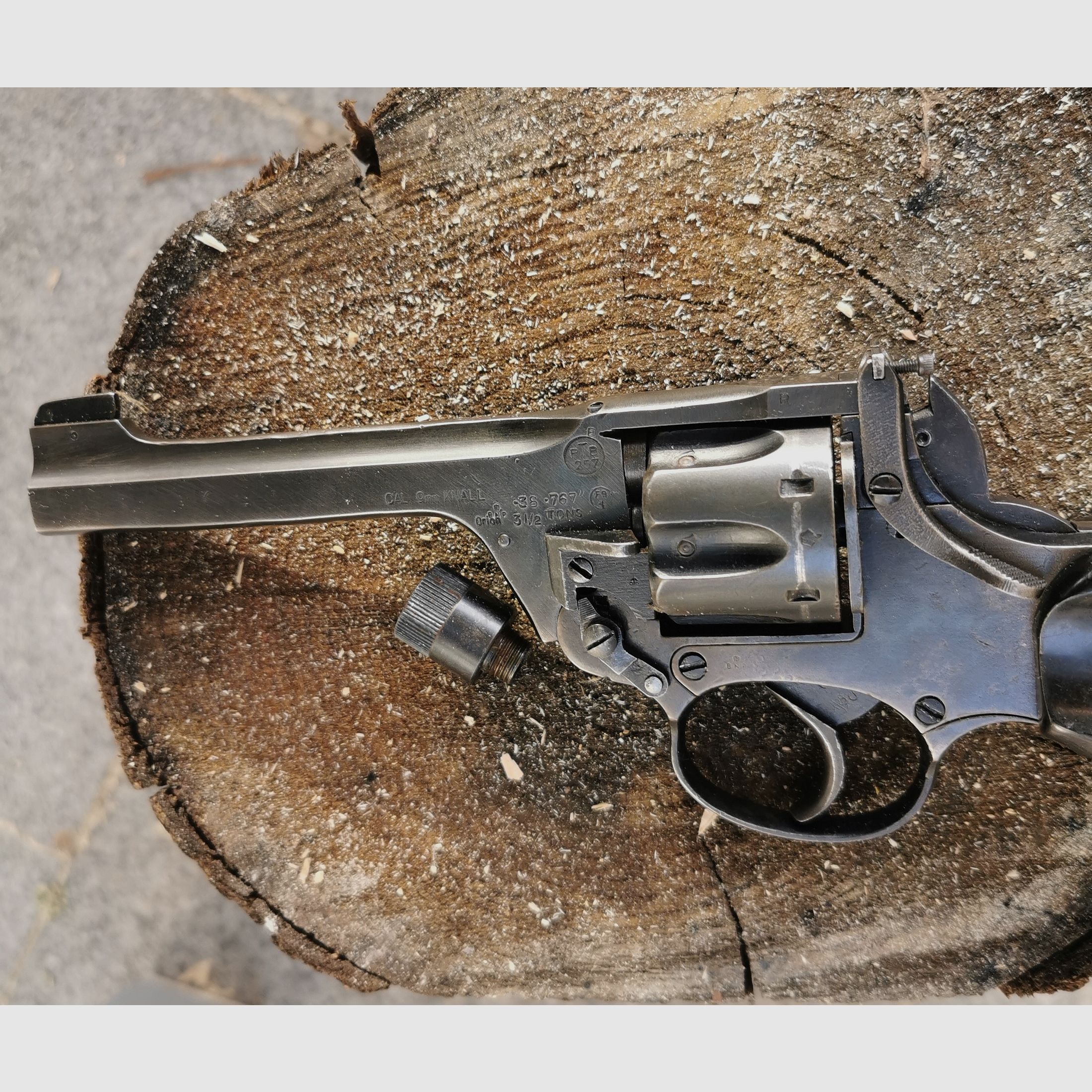 Enfield No.2 MK I WKII origineel omgebouwd naar 9mm R knal vrij vanaf 18 jaar