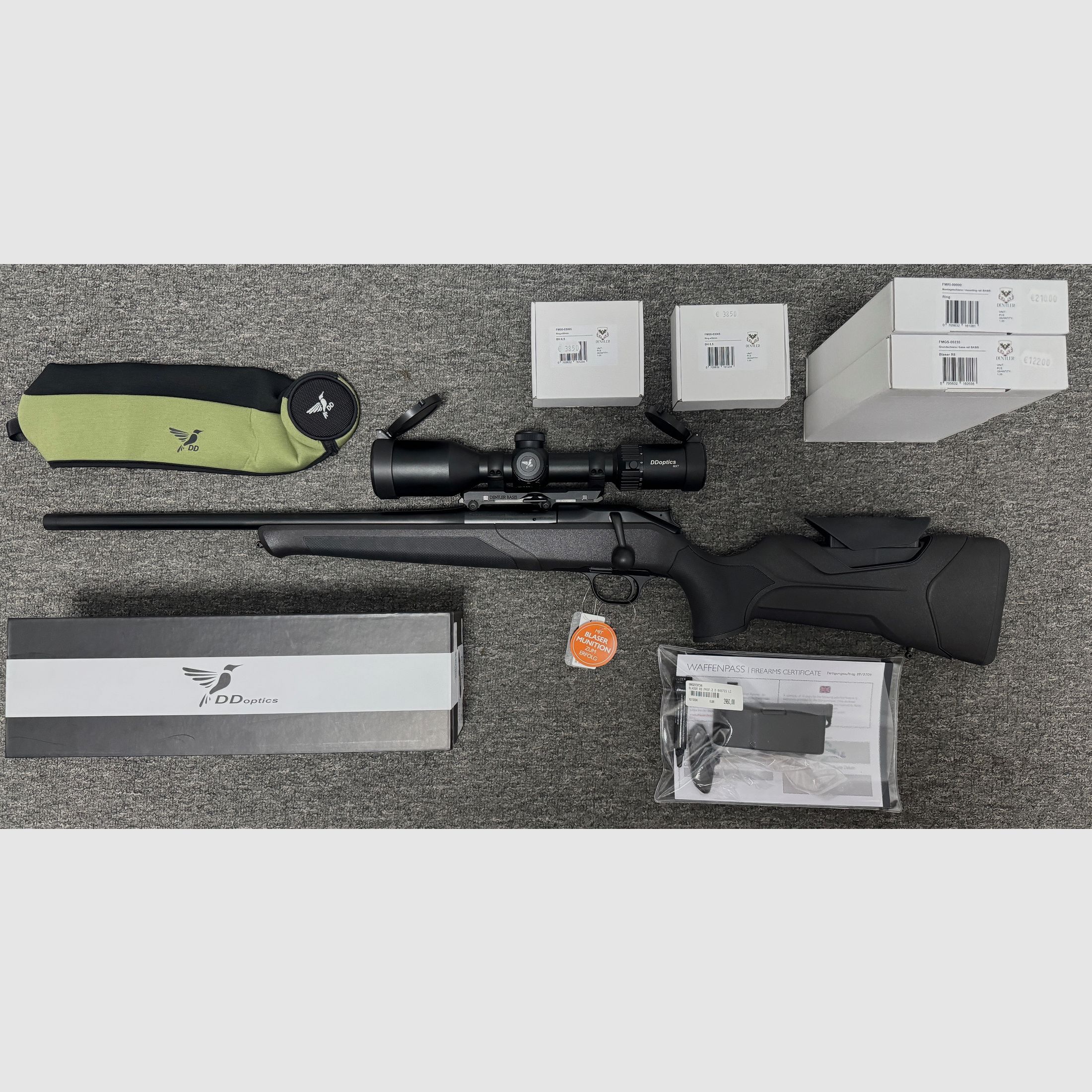 Blaser R8 Professional 2.0 !!izquierda!! - 8x57IS + M15x1 + LL 52cm + DDoptics 2-20x50 IFiber - Arma nueva