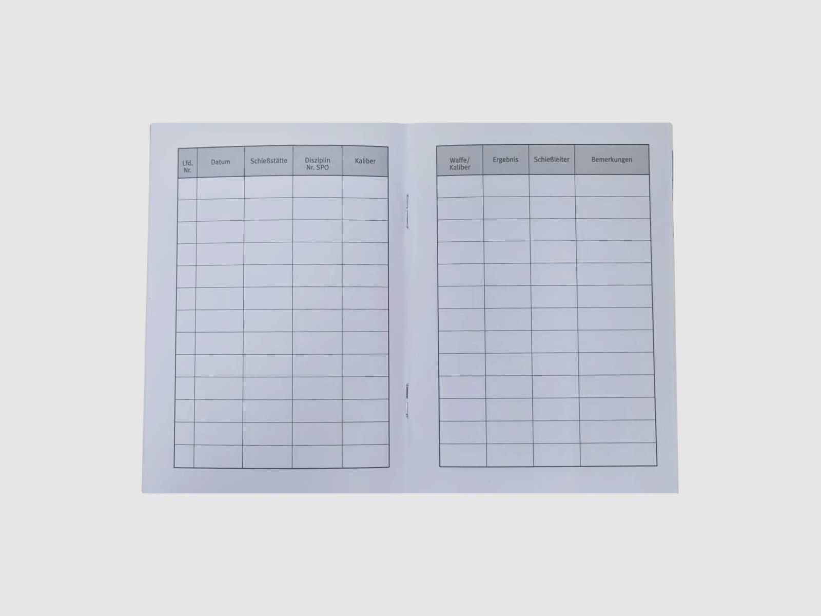 Schietboek voor sportschutters