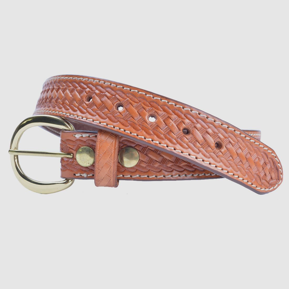 Belt Casual 30" Tan Basket, afbeelding 3 van 3