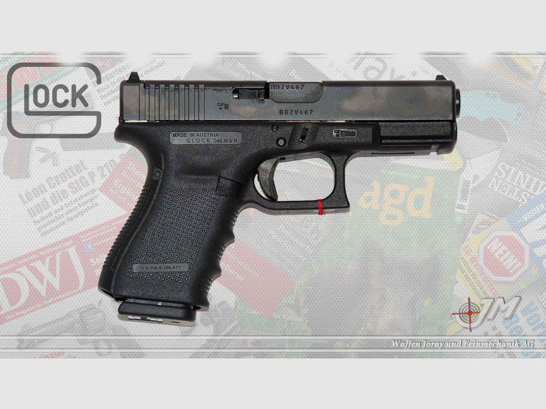Glock 19 Gen4 MOS 9mm Para