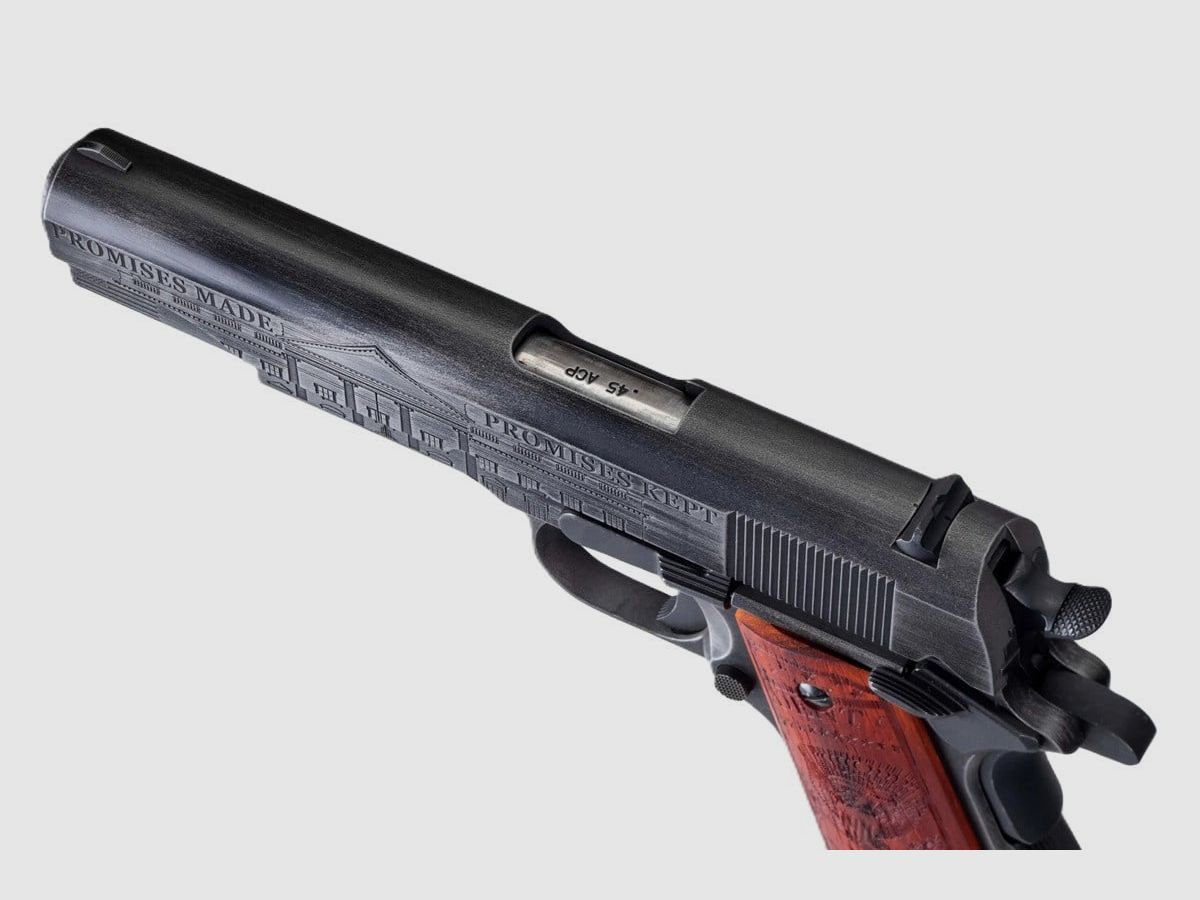 Auto-Ordnance 1911A1 Trump 5″ Salva América .45 ACP