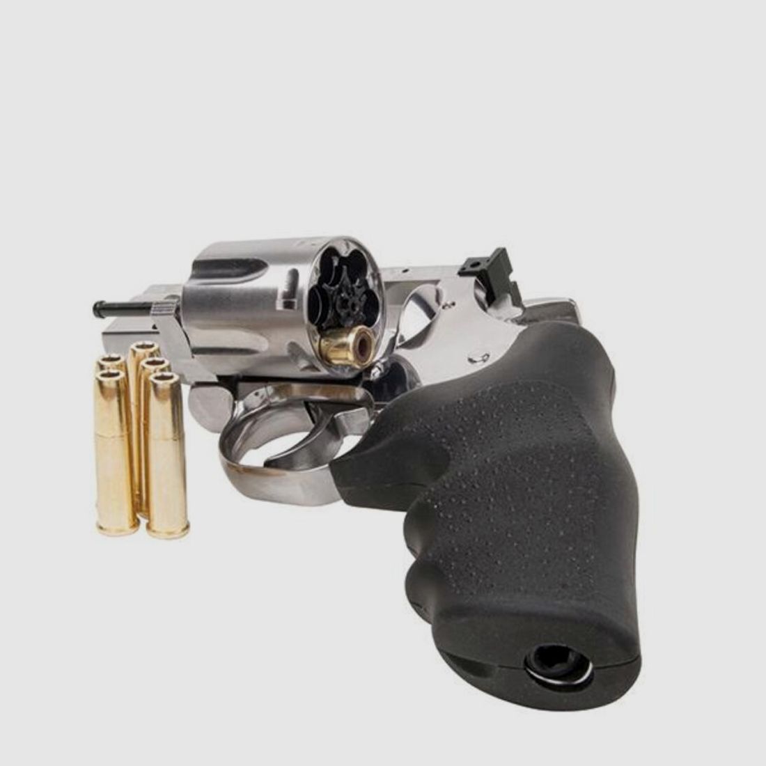 Dan Wesson DW 715 2,5 inch CO2 revolver 4,5mm diabolo zilver