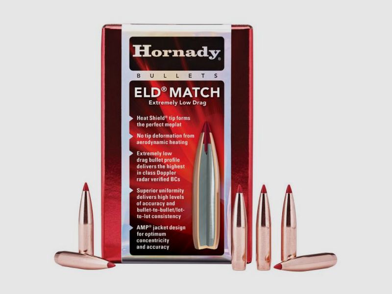 Hornady balles .30 (.308) ELD Match 155 gr, image 1 sur 3