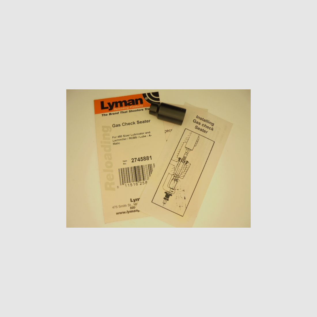 POSIZIONATORE GAS CHECK LYMAN, immagine 2 di 2