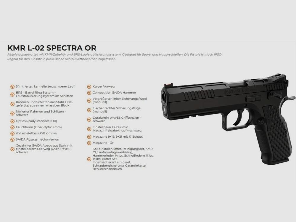 KMR Precision Arms Mod. L-02 SPECTRA OR -5'