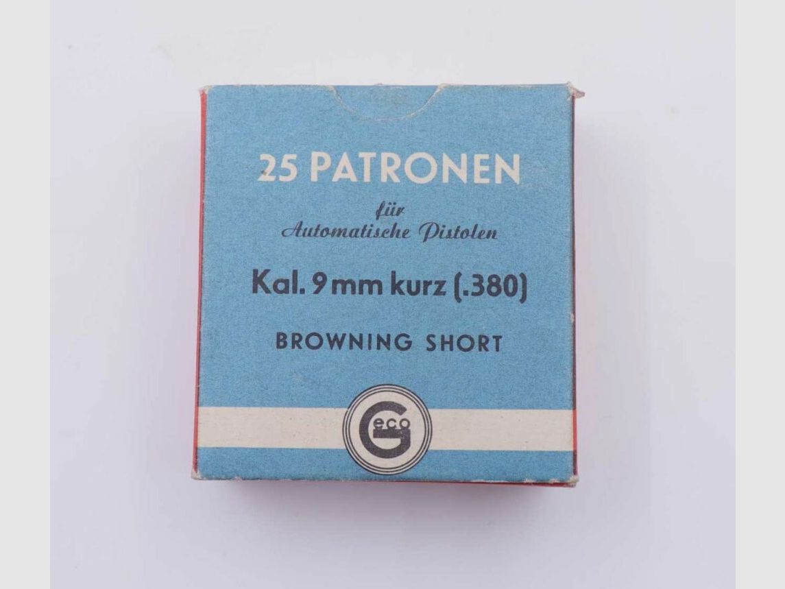 Geco - Fürth Munizioni per Pistola 9mm Corto/.380ACP/9x17