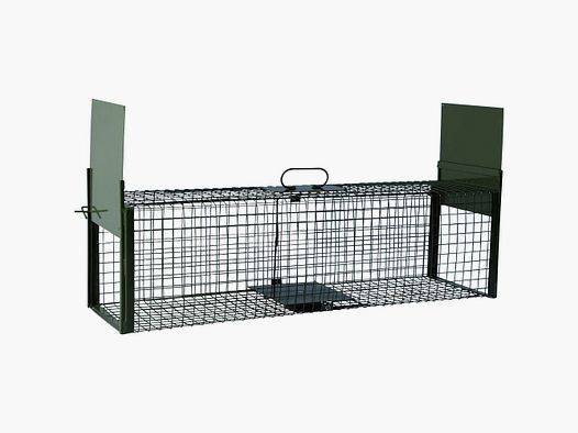 Live catch trap – two trap doors ((LxWxH): approx. 102×30.5×34.5 cm, weight: 8 kg)