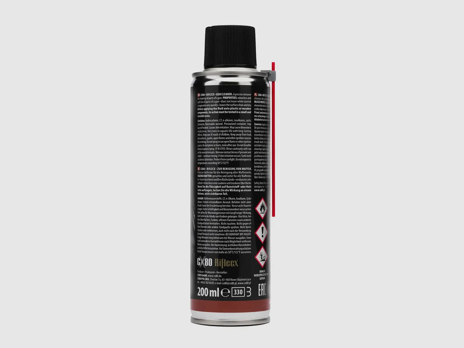 RifleCX Gun Cleaner 200 ml – Waffenreiniger, 36er-Gebinde