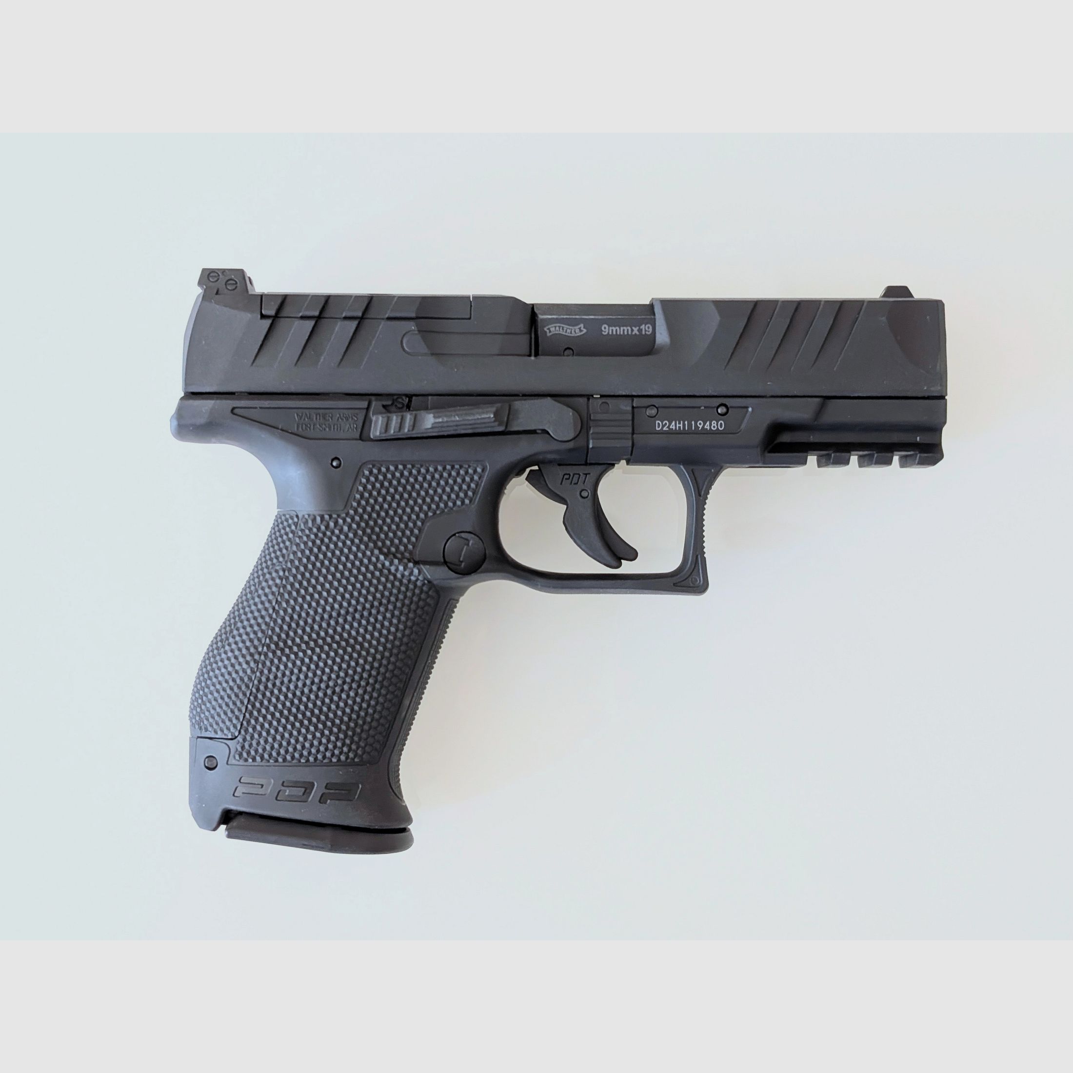 Walther PDP Compact 4" 6 mm, CO₂, < 2,0 J, Optics Ready