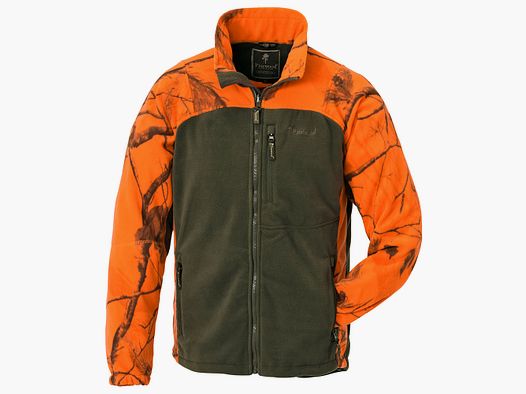 Pinewood Kinder Fleecejacke Oviken, Realtree AP Blaze/H.Green