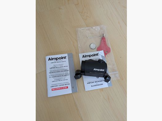 Red dot sight Aimpoint Micro H-1 2MOA with Blaser mount
