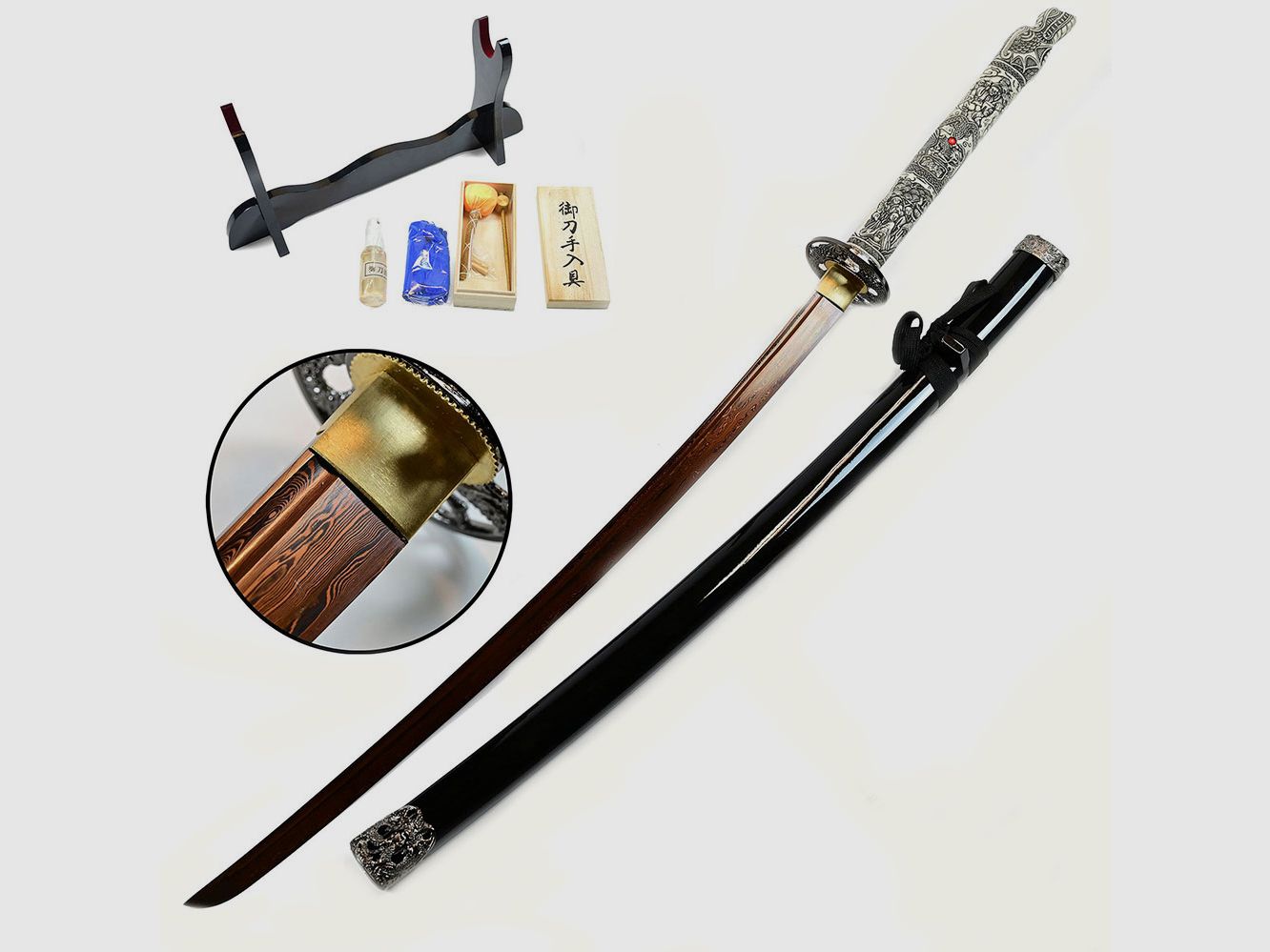 Highlander Duncan MacLeod Katana Blutdamast Edition