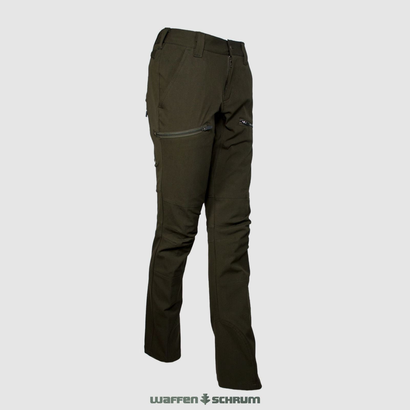 Hubertus Jagdhose Stretch Emma Oliv/Braun