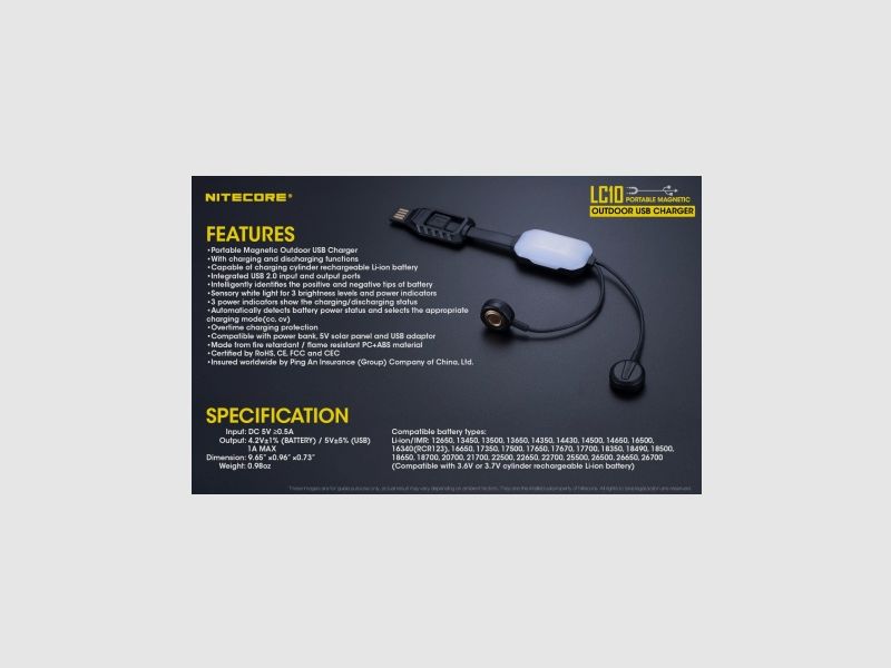 Nitecore LC10 Ladegerät, Bild 16 von 16