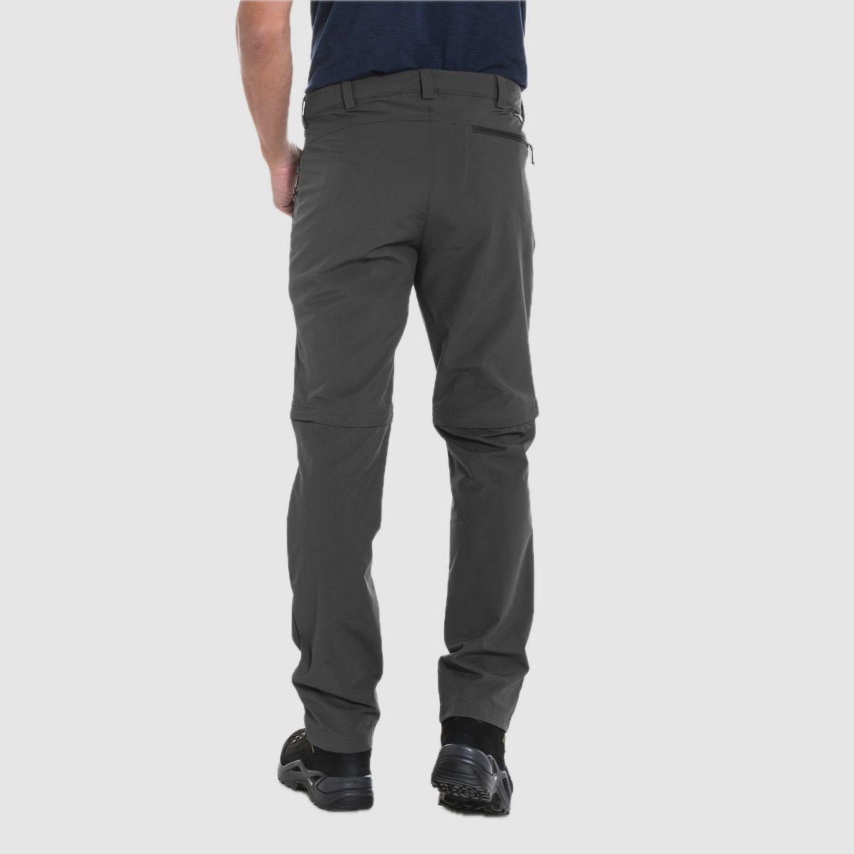 SCHÖFFEL Pants Folkstone Zip Off Grau